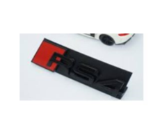 Audi RS4 Yazısı Ön Panjur Siyah İthal Marka