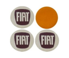 Fiat Egea Sticker Jant 4'lü Yapıştırma Q60 Bordo İthal Marka