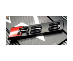 Audi RS5 Yazısı Ön Panjur Siyah İthal Marka