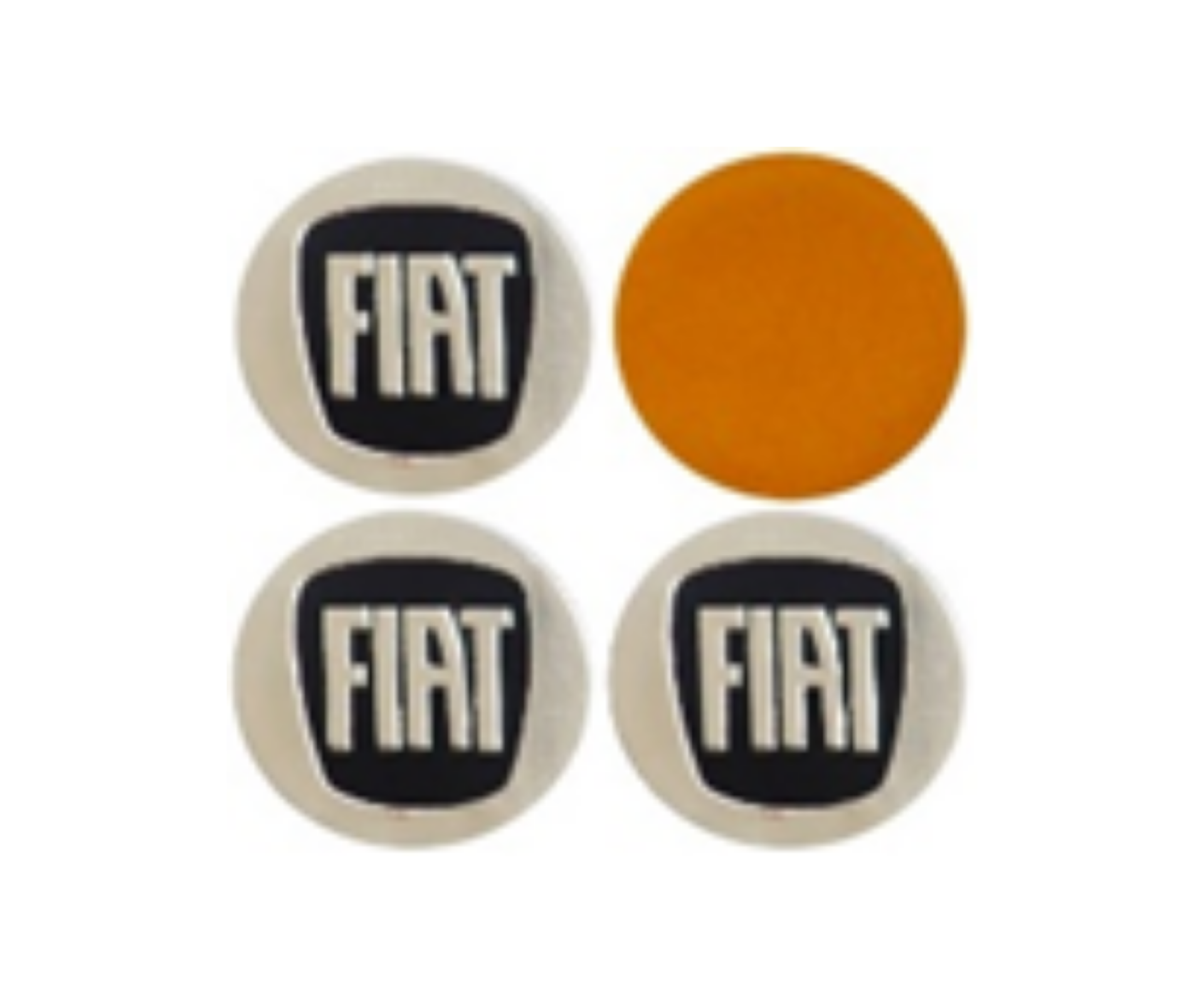 Fiat Linea Sticker Jant 4'lü Yapıştırma Q60 Siyah İthal Marka