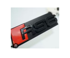 Audi RS6 Yazısı Ön Panjur Siyah İthal Marka