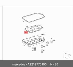 Mercedes W115 Şanzıman Yağ Filtresi Elring Marka A2212770195