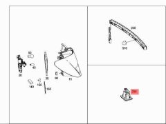 Mercedes W219 Plaka Lambası TYC Marka A2218200856