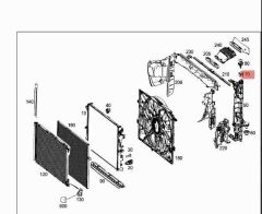Mercedes W213 Radyatör Yan Tutucu Febi Marka A1695040114