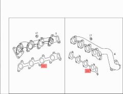 Mercedes W207 Manifold Contası Victor Reinz Marka A6111420780