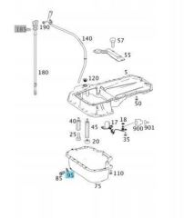 Mercedes W245 Kasa Karter Tapa Pulu Orijinal Mercedes Marka N007603014106(Kopya)